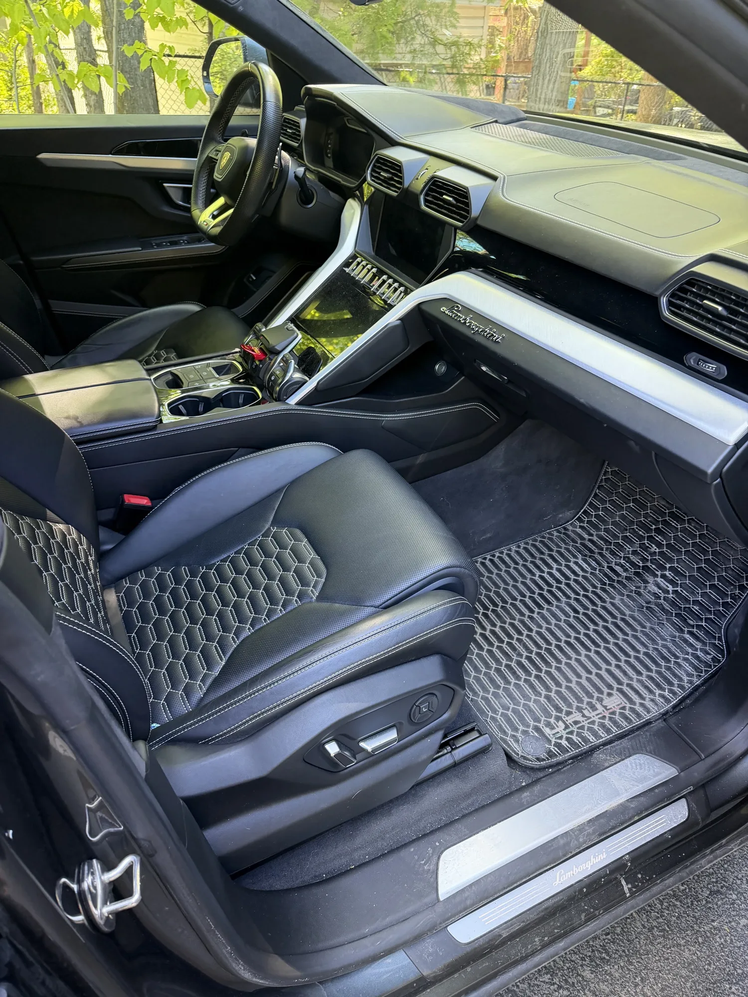 Lamborghini Urus Cockpit — car detailing in Downtown Ottawa, Ottawa