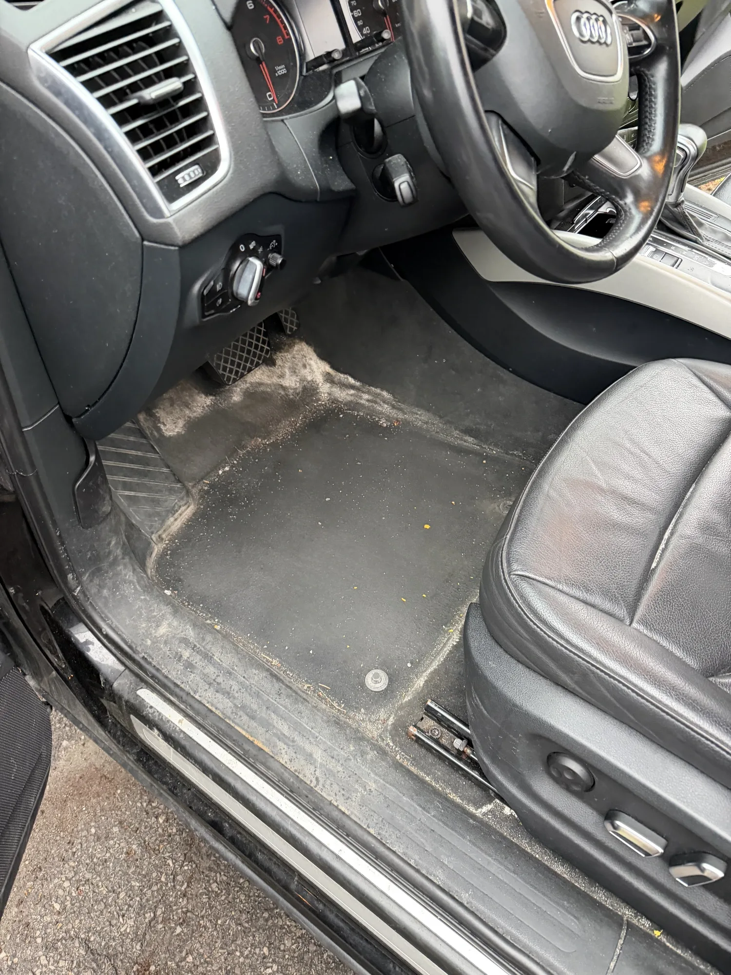 Driver Footwell Deep Clean — car detailing in Barrhaven, Ottawa